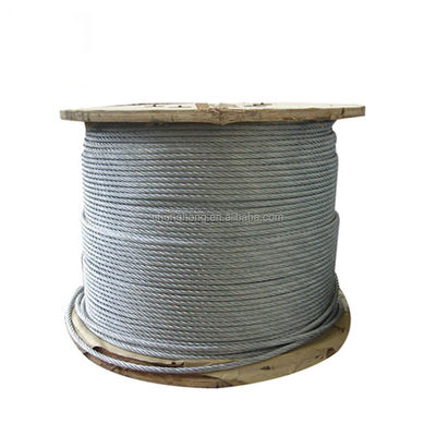 Good price 9x19S 16mm General Elevator Rope Diameter 8-22mm Non-Alloy 1570MPa/1770MPa Galvanized Steel Wire Ropes for Elevators online