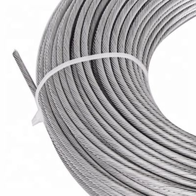 Good price 6x19 1570Mpa Stainless Steel Wire Ropes 7mm Polished Standard AiSi Packing 1000 meters in Wooden Spool online