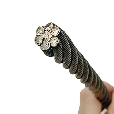 Good price Support OEM 6*37 20 mm 1770 Mpa Cold Heading Steel Ungalvanized Steel Cable Wire Rope for Lifting Forklift Derricking online