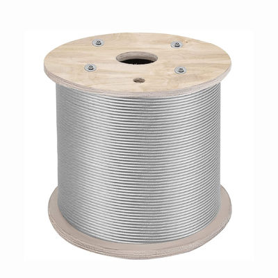 Good price T316 Cable Balustrade 500 Ft Stainless Steel Rope 1/8 Inch Stranded 1x19 Wire Rope Cold Heading Steel 16.7 lbs / 7.58 kg online