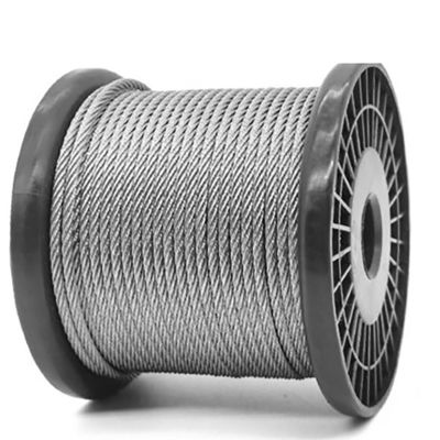 Good price Galvanized Steel Wire Rope Cable 1mm 1.5mm 1.2mm 3mm 6x7 IWS Sliver Galvanized Finish online