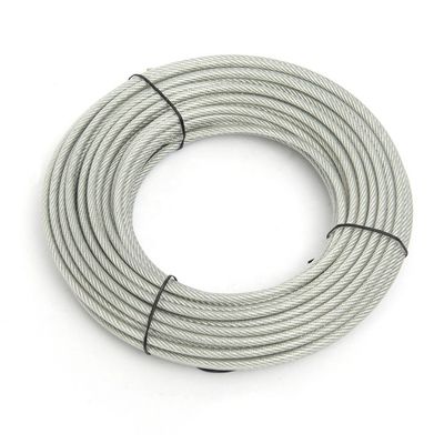 Good price 7x7 Coated PVC Galvanized Steel Wire Rope For Clothesline With Tensile Strength 1370-2160MPA Special Cold Heading Steel online