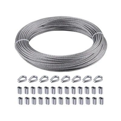 Good price Cutting DIY Outdoor Suspension 1.5mm 7x7 Strand Core Cable Stainless Steel Wire Rope For Alloy Processing Service online