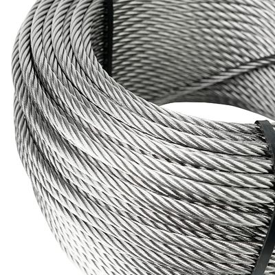 Good price Non-coated 250FT Wire Rope Cable For Railing 7x7 7x19 1/8
