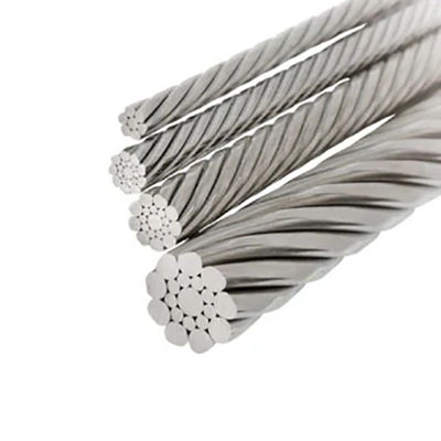 Good price High Tensile 8X19W Iwrc Galvanized Cotton Core Strands Fiber Core White Zinc Spring Steel Wire for Building Construction online