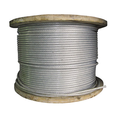 Good price 7*7 304 Nylon Coated 2.5mm Stainless Steel Wire Rope For Invisible Grille Inox Cable Length 1000M Or Customization online
