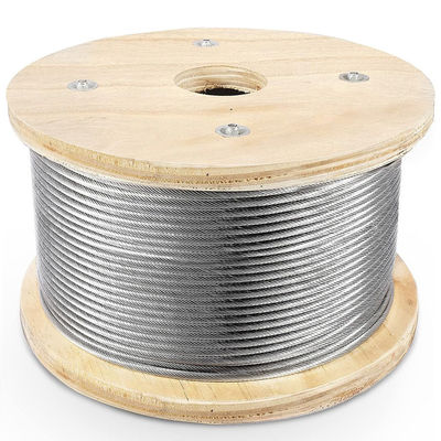 Good price 7x19 Construction Stainless Steel Wire Rope 3/8