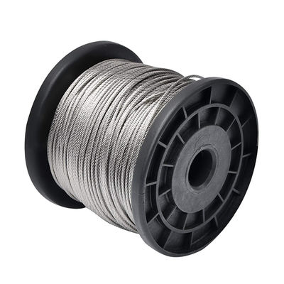 Good price 316 Steel Grade 1x19 Construction SS Cable Stainless Rope 0.9mm Inox Cable 1x19 Stainless Steel Wire Rope online