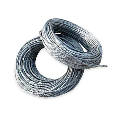 Good price 6x19-WSC 7x19 Galvanized Ungalvanized Steel Cable for Cranes and High Tensile Strength online