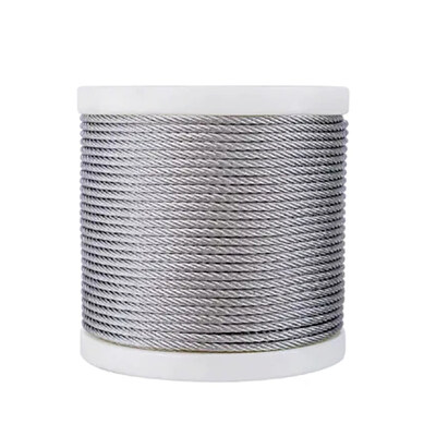Good price High Strength Non-Alloy Stainless Steel Wire Rope 8mm 9mm 10mm 6X12 7FC 6X24 FC 6X19 FC 6X37 FC for Winch online