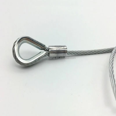 Good price 7x7 / 7x19 / 1x19 Wire Rope 3.2mm Pre-stretched Galvanized Aircraft Cable for Hanger Wire / Lighting Cable Tolerance Other online