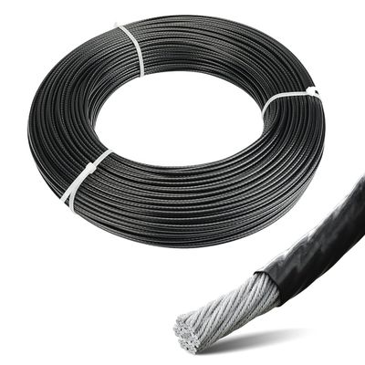 Good price Non-Alloy Steel Wire Rope 1.8mm 7x19 for Cold Heading PVC Coated Skipping Rope Corrosion and Weather Resistant online
