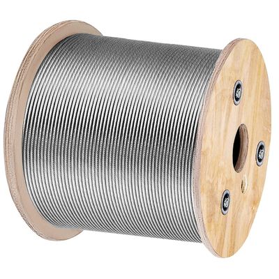 Good price 1x19 Type 316 Stainless Steel Construction ASTM A 475 High Tensile Galvanized 7 Wire 0.33mm Steel Strand Galvanized Steel Cable online