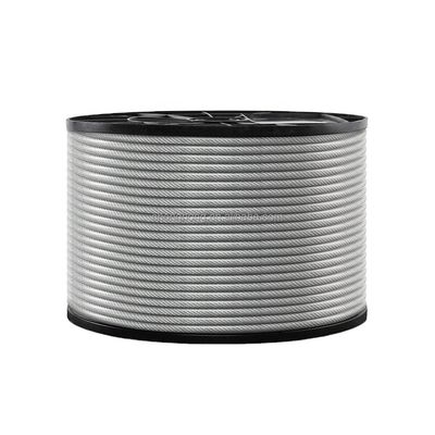 Good price Carbon Steel Galvanized PVC Coated Wire Rope 5/32 inch 7/16 inch 7x7 / 7x19 Vinyl Coated Aircraft Cable for Big Projects online
