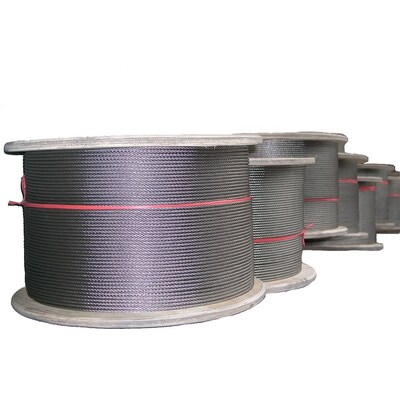 Good price Stainless Steel Wire Rope Inox Cable with AISI304 304L 316 316L Material and 6 x 7 FC / IWS Construction in 1/16