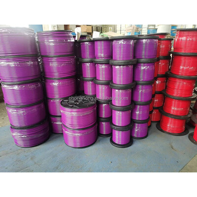 Good price Carbon Steel Red Yellow Green Blue White Color Vinyl Coated Cable 1/8