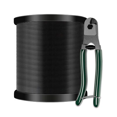 Good price 7x7 Strands Construction 304 Stainless Steel Black Vinyl Coated Wire Rope and Steel Cable for DIY Deck Railings online