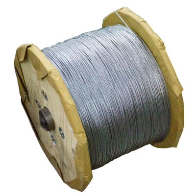 Good price Grade Carbon Steel Galvanized Aircraft Cable Wire Rope MIL-DTL-83420 9.53mm Diameter online