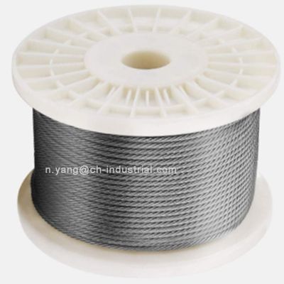 Good price 200fts Steel Cable T316 Stainless Steel Aircraft Cable 1x19 7x7 7x19 SS Cable Wire Rope for Deck Railing Hardware System online
