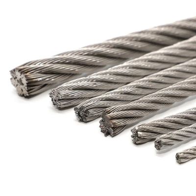 Good price 304 Stainless Steel Wire Rope for Lifting Slings Cranes and Fishing Tolerance ±1% Special Cold Heading Steel 4.0mm 7*19 online