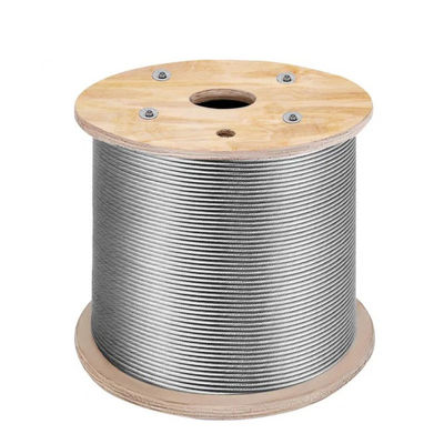 Good price Cold Heading Steel 6*19 FC Ungalvanzied and Galvanized Steel Wire Rope with Stainless Steel Grade online