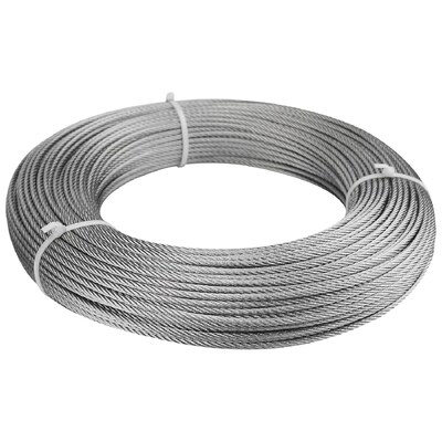 Good price 7X7 Construction AISI304 AISI316 Stainless Steel Wire Rope Aircraft Cable with Customizable Diameter online