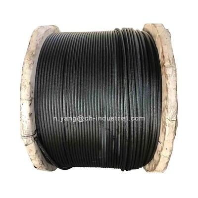 Good price ASTM Standard 7x7 Black Powder Coated Galvanized Wire Rope Aircraft Cable for Stage and Movies online
