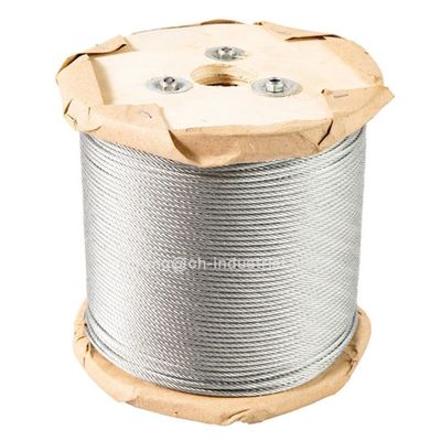 Good price Steel Grade Carbon Steel Aircraft Cable Steel Cable Rope Wire 100ft Coils In 7x19 Galvanized Wire Rope online