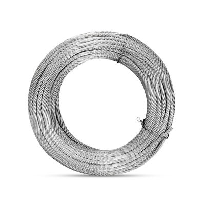 Good price Cold Heading AISI SUS304 Steel Wire Rope 7X19 Diameter For Heavy Duty Applications online