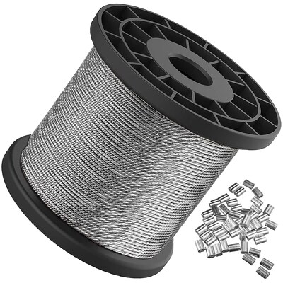 Good price 7x7 Construction Galvanized Steel Cable 3/64