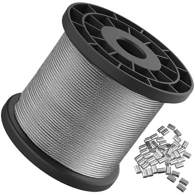 Good price 7x7 Steel Wire Rope Non Alloy Galvanized Steel Cable 3/64