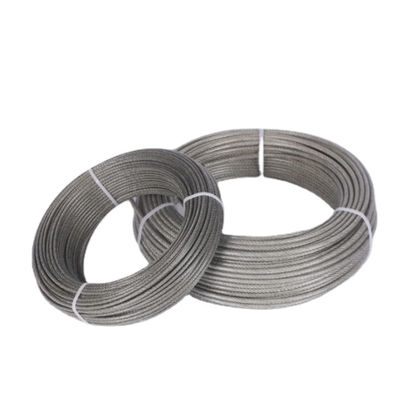 Good price 100ft Coils Steel Wire Rope 7*19 3/32