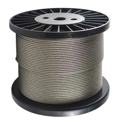 Galvanized Steel Wire Rope 6x19+FC and 8x19S+FC IWRC for Elevator Hoisting Cable