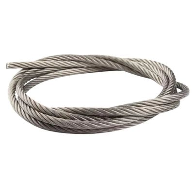 Good price 304 Stainless Steel Cable 7x19 Strands Core Aircraft Cables Breaking Tension 6400 Lbs 164 Ft SS Cable 1/4