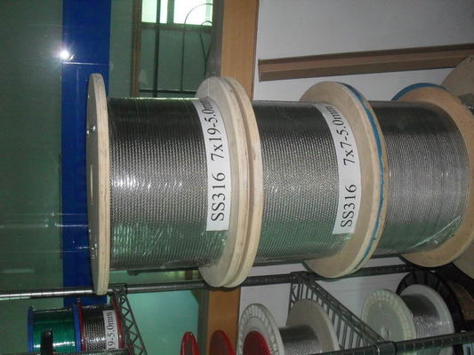 Good price 2.000 m/each Hot-Dipped Galvanized Aircraft Cable MIL-DTL-83420 Steel Cable 2000N/MM2 6x19FC Steel Wire Rope Standard AiSi online