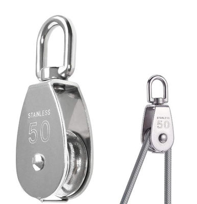 Good price Top Wholesale Stainless Steel Wire Rope / Swivel / Sailboat / Crane / Swivel Single Rope / Marine / Heave Steel Wire / Strap Lifting/Climbing Pulley For Sailing Boat online