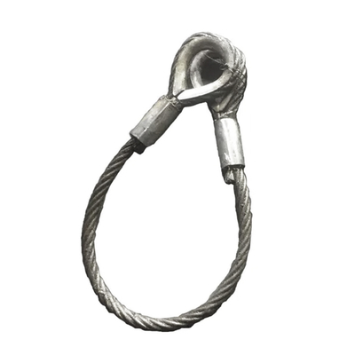 Good price Galvanized Crane Wire Rope 6*26 6*37 Lifting Slings Loop Handling Slings for Boat online