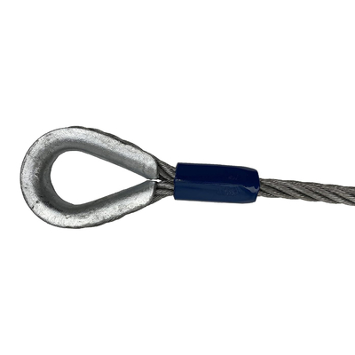 Good price Factory Price Tower Crane Wire Rope Sling 1770 Galvanized Carbon Steel Iwrc Wire Rope Sling 6*37 Sling online