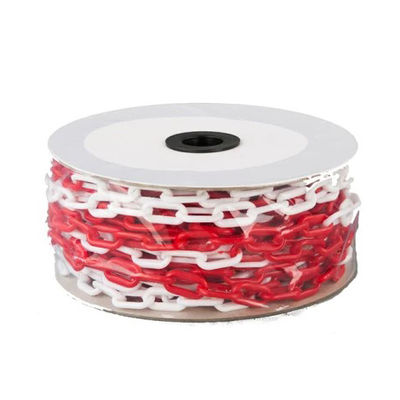Good price High-Quality Polyethylene Plastic Chain with Durable and Weather-Resistant Red and White Alternate Colored Links for Safety Barrier online