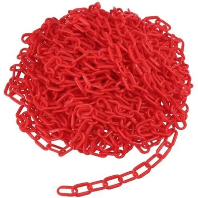 Good price High-Quality Polyethylene Plastic Warning Chain with Red and White Alternate Colored Links for Weather-Resistant Roadway Safety online