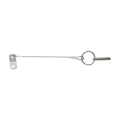 Good price Stainless Steel 304/316 Quick Release Spring Loaded Ball Lock Pin with Safety Lanyard online