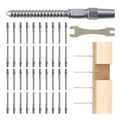 Good price Heavy-Duty Adjustable Left & Right Handed Thread Stainless Steel 316 Swage Lag Screw for Cable Railing online