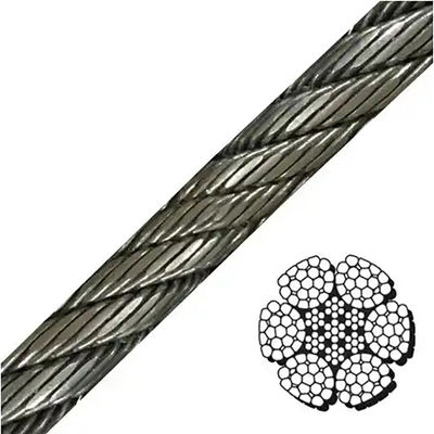 Good price 35*k7 32mm High Strength Galvanized Steel Wire Rope for Oil & Gas Hoist and Crane Applications online