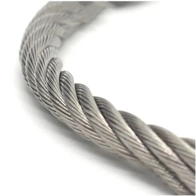 Good price 6x26 IWRC Stainless Steel Wire Rope 316 and 304 Grade for Elevator Crane Bridge Railway Use online
