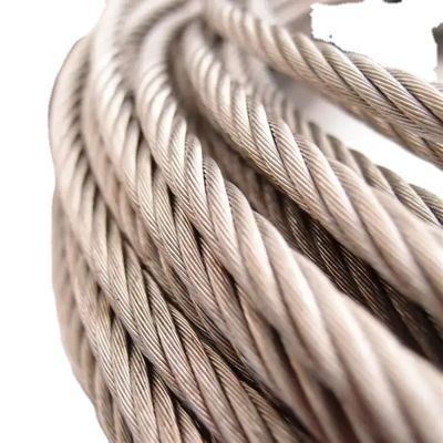 Good price Marine Grade Stainless Steel Wire Rope with 1x19 and 7x7 Construction for Offshore Applications in 3-48 mm Diameter online