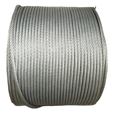 Good price High Carbon Galvanized Steel Wire Rope 6x37+FC IWRC in 8mm 12mm 20mm 32mm Sizes for Hanging Lamp and Pergola online