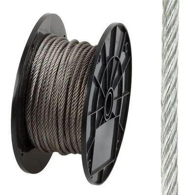 Good price Flexible 7x7 7x19 1x12 Stainless Steel Wire Rope and Aircraft Cable for Various Applications online