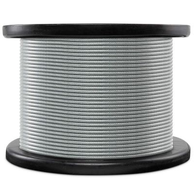 Good price 7x7 PVC Coated Galvanized Steel Wire Rope with 1370-2160MPA Tensile Strength for Clothesline online