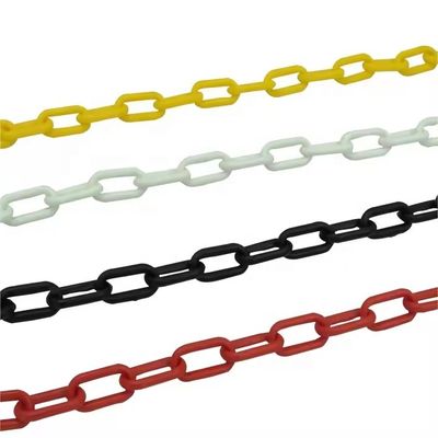 Good price 6mm High Visibility Yellow Plastic Warning Chain for Roadway Safety with Customizable Length online