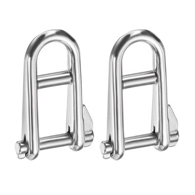 Good price 304/316 Stainless Steel Dee Shackle with Key Pin online
